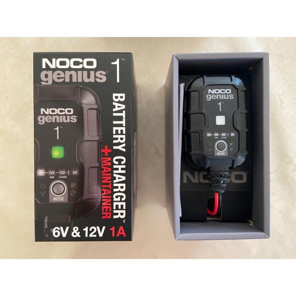 1A Smart Car Battery Charger, 6V and 12V Automotive Charger